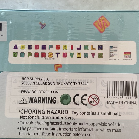 BOLOLETTER 26 piece robot alphabet - Picture 3 of 3